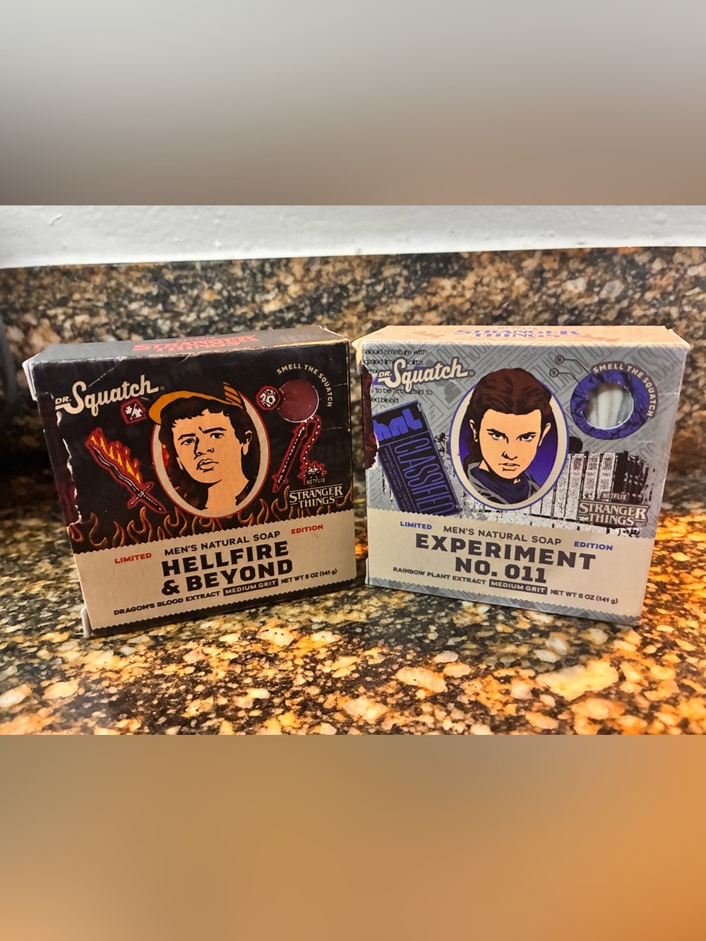 Dr. Squatch Bar Soap bundle of 2 - Limited Edition Stranger Things